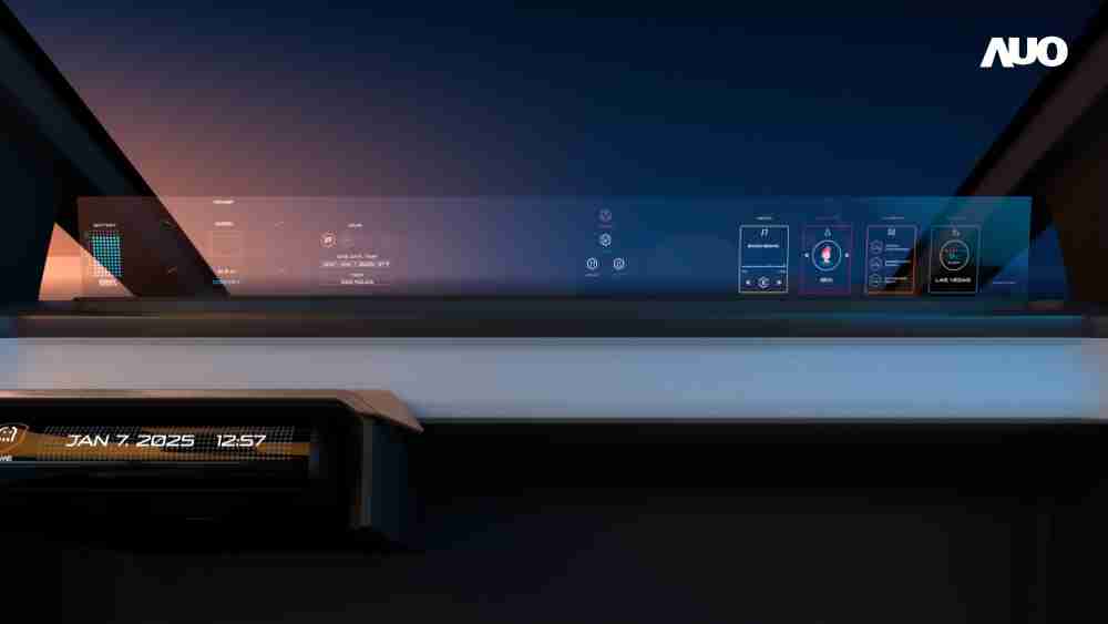 红龙扑克无界透明显示接口(Horizon Image Glass)透过车运算方案整合仪表板、、、、中控台及副驾显示器，，，，一体式全景呈现，，提供乘用者清晰的前方视野、、、、行车必要信息与娱乐功能